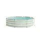 Runder Frame-Pool Essence Luxe Old Green Stripe 305×76