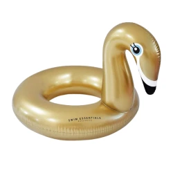 Aufblasbarer Schwimmring Goldener Schwan 95 cm