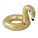Aufblasbarer Schwimmring Goldener Schwan 95 cm Swim Essentials – großer Schwan fürs Wasser