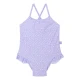Badeanzug mit LSF 50+ Lila Leopard von Swim Essentials
