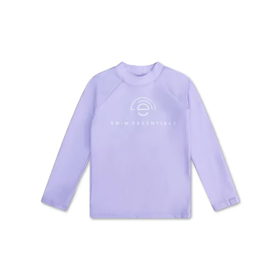 UV-Schwimm-T-Shirt für Kinder lila Swim Essentials