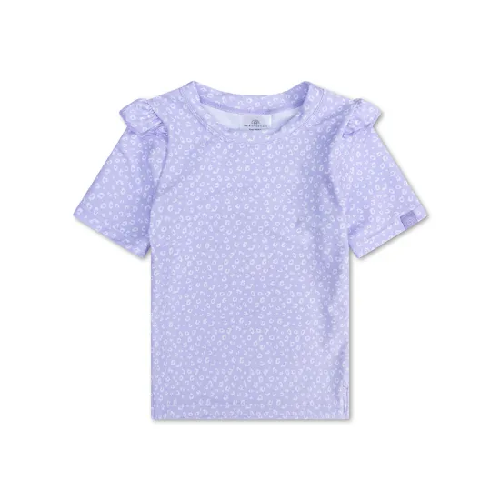 UV-Schwimm-T-Shirt für Kinder lila Swim Essentials