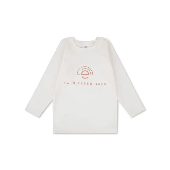 UV-Kinder-T-Shirt im Wasser weiß Swim Essentials