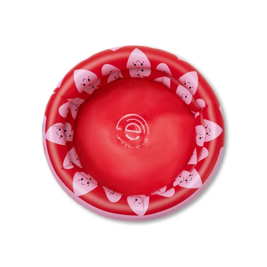 Aufblasbares Kinderbecken Hearts Red 60 cm mit Herzmotiv
