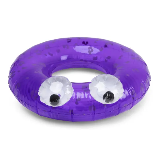 Aufblasbares Kinderfahrrad Swim Essentials Pink Leopard - 65 cm, stylisches Design in Lila