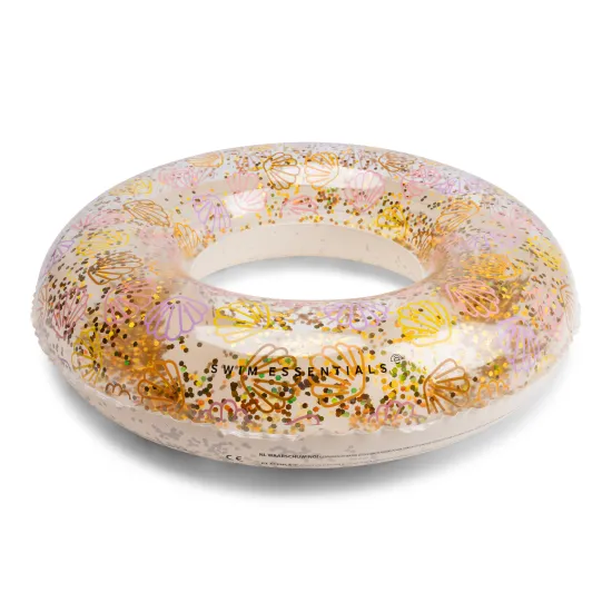 Swim Essentials Shells aufblasbares Rad - ein großes Rad mit Muscheln 90 cm für Kinder und Erwachsene