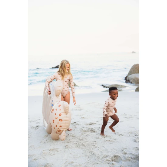 Aufblasbarer brauner Leopard