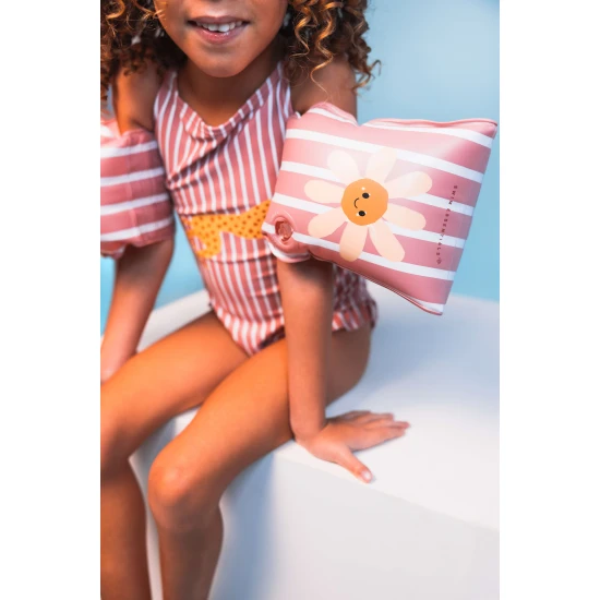 Aufblasbare Swim Essentials Daisy Flower-Fäustlinge für Kinder, ideal zum Schwimmen im Pool und am Meer