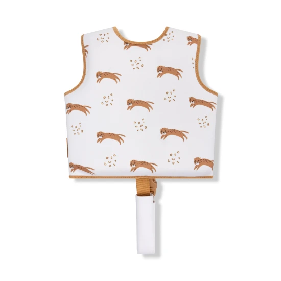Stilvolle und sichere Schwimmweste für Kinder Brown Leopard Swim Essentials