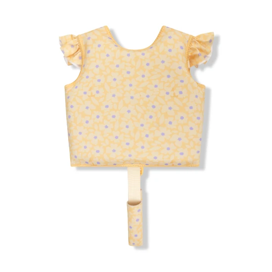 Stylische und sichere Schwimmweste für Kinder Swim Essentials Florish yellow