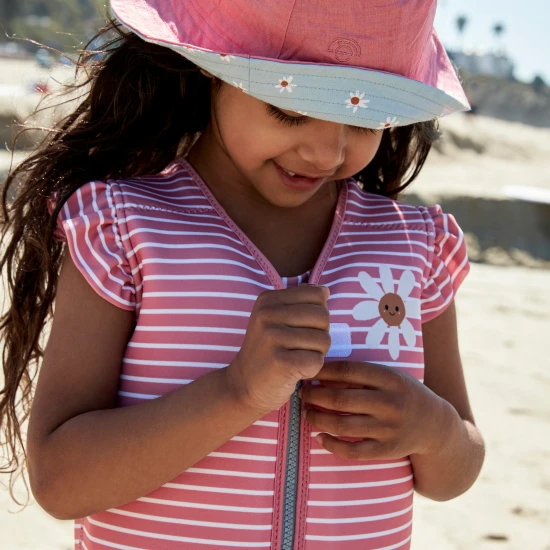 Stilvolle und sichere Schwimmweste für Kinder Swim Essentials Daisy Flower