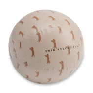 Aufblasbarer Ball Brauner Leopard 51 cm