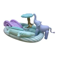 Aufblasbarer Pool mit Rutsche Safari Abenteuer 210 cm