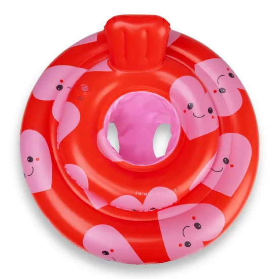 Aufblasbares Laufrad für Babys Hearts mit Herzmotiven