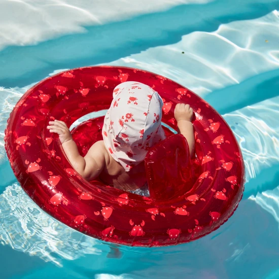 Aufblasbares Laufrad für Babys Oh Crab mit Krabben-Design