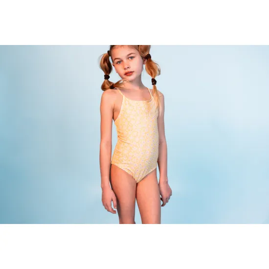 Bademode mit LSF 50+ Florish Yellow von Swim Essentials