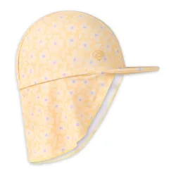 Badekappe mit Nackenschutz UPF 50+ Florish gelb