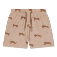 Bademode-Boxershorts mit LSF 50+ Brauner Leopard
