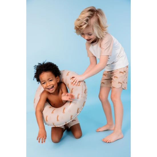 Badeshorts für Kinder und Jungen mit LSF 50+ Brown Leopard Swim Essentials