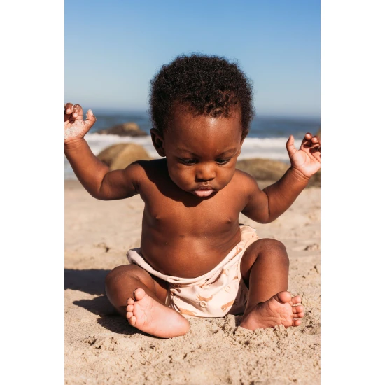 Bademode für Babys mit LSF 50+ Brown Leopard Swim Essentials