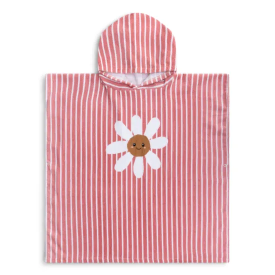 Daisy Flowers Swim Essentials Kinder-Handtuchponcho mit Kapuze