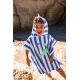 Dino Swim Essentials Kinder-Handtuchponcho mit Kapuze