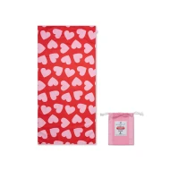 Mikrofaser-Strandtuch Hearts 135 x 65 cm