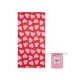 Mikrofaser-Strandtuch Hearts 135 x 65 cm für Kinder von Swim Essentials