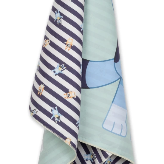 Schnelltrocknendes Mikrofaser-Strandtuch 135 x 65 cm Bluey