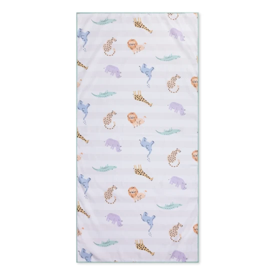 Schnelltrocknendes Mikrofaser-Strandtuch 135 x 65 Safari Swim Essentials