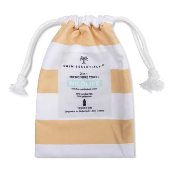 Schnelltrocknendes Mikrofaser-Strandtuch 135 x 65 Safari Swim Essentials