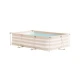 Pool mit Konstruktion Essence Luxe Sand White Stripe 260x160x65 cm