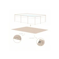 Bodenschutzplane für Pool Essence Sand 260x160