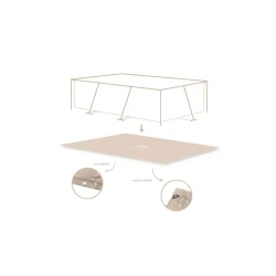 Bodenschutzplane für Pool Essence Sand 300×200