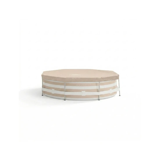 Runde Poolabdeckung Essence Sand 305×76