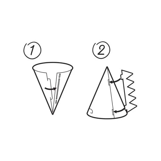 Partyhüte für kleine Geburtstagskinder.