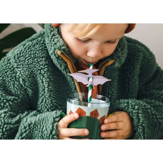Becherhüllen mit Dinosaurier-Motiv für jede Kinderparty.