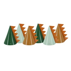 Dinosaurier Partyhüte 6 Stück