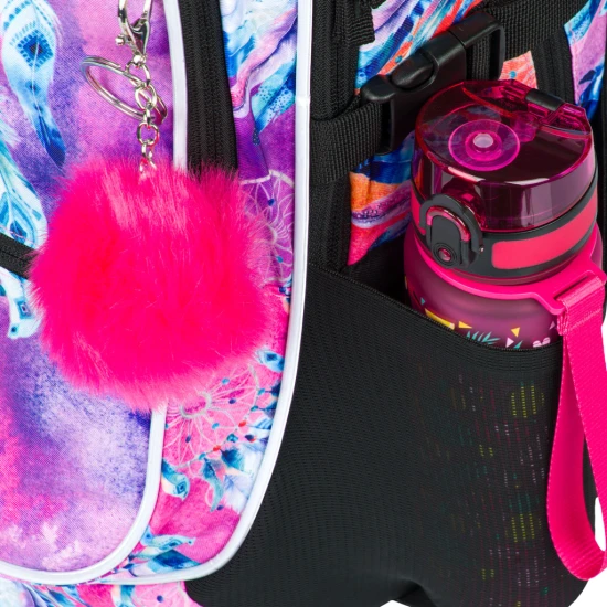 Schulranzen Core Traumfänger – Schulrucksack mit ergonomischem Rücken, Anhänger und Traumfänger-Motiv