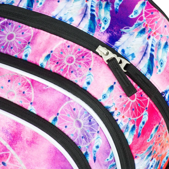 Schulranzen Core Traumfänger – Schulrucksack mit ergonomischem Rücken, Anhänger und Traumfänger-Motiv