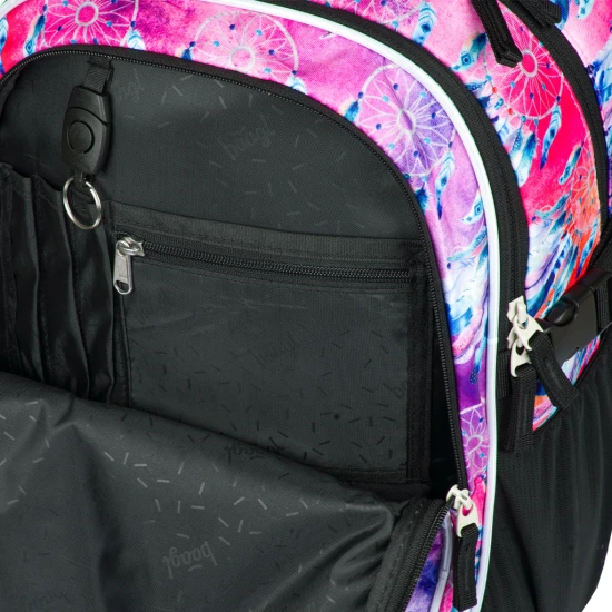 Schulranzen Core Traumfänger – Schulrucksack mit ergonomischem Rücken, Anhänger und Traumfänger-Motiv