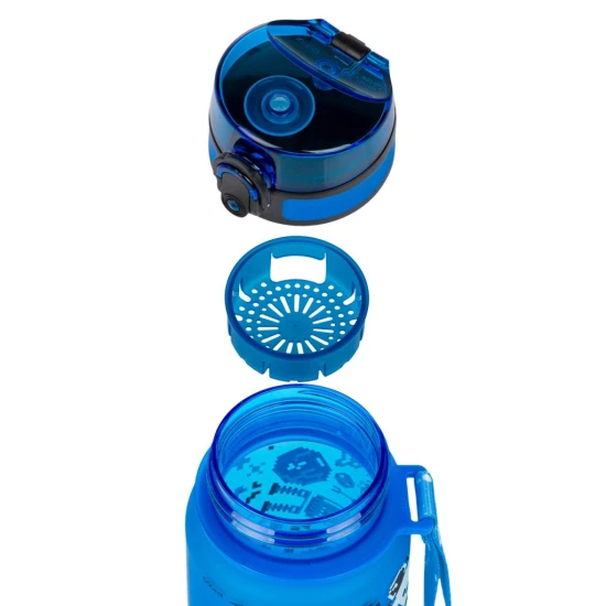 Space Game 500 ml Tritan-Trinkflasche mit praktischem Verschluss und fröhlichem Motiv.