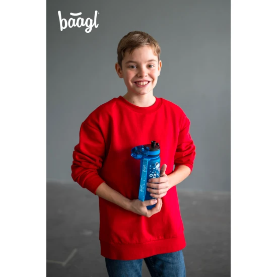 Space Game 500 ml Tritan-Trinkflasche mit praktischem Verschluss und fröhlichem Motiv.