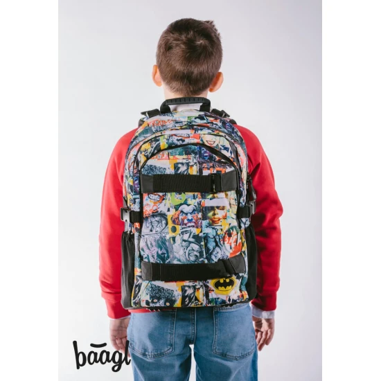 Schulrucksack Skate Batman Comics