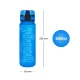 Tritan Trinkflasche Logo Blau 500 ml