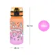 Tritan-Flasche Gradient Unicorn 350 ml mit verschließbarem Deckel und Schlaufe.