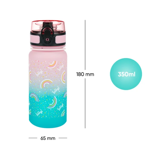 Tritan-Trinkflasche für Kinder Gradient Rainbow 350 ml