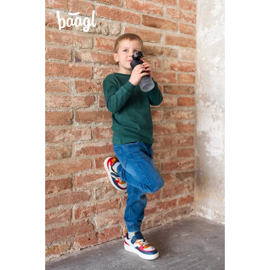 Tritanflasche Gradient Wolf 350 ml mit verschließbarem Deckel und Schlaufe