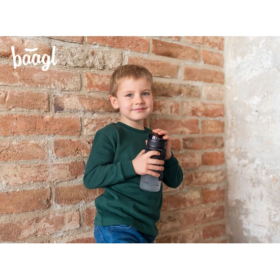 Tritanflasche Gradient Wolf 350 ml mit verschließbarem Deckel und Schlaufe