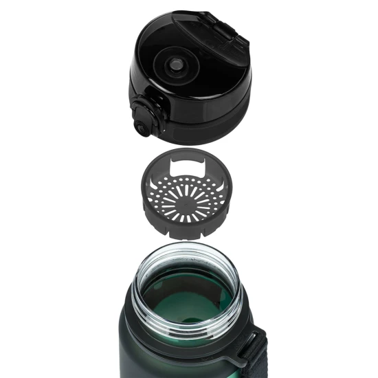 Tritanflasche Gradient Drak 350 ml mit verschließbarem Deckel und Schlaufe